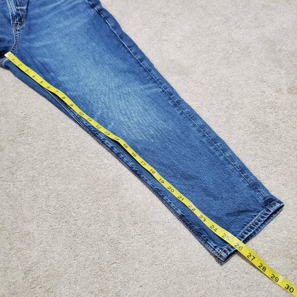 AMERICAN EAGLE Curvy Mom Jeans Real Good Ankle Hi-Rise Stretch Women 8 x 26" - Picture 14 of 15